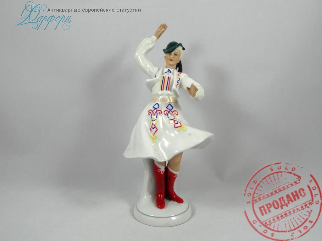Фарфор, статуэтка, Германия, антиквариат, Schaubach Kunst